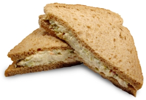 Sandwich med varmrøget laks